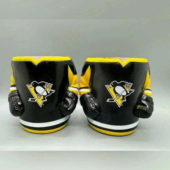 NHL Other - Lot of (2) Pittsburg Penguins Hockey  Jersey Pop Beer Holder Koozie Foam Rubber